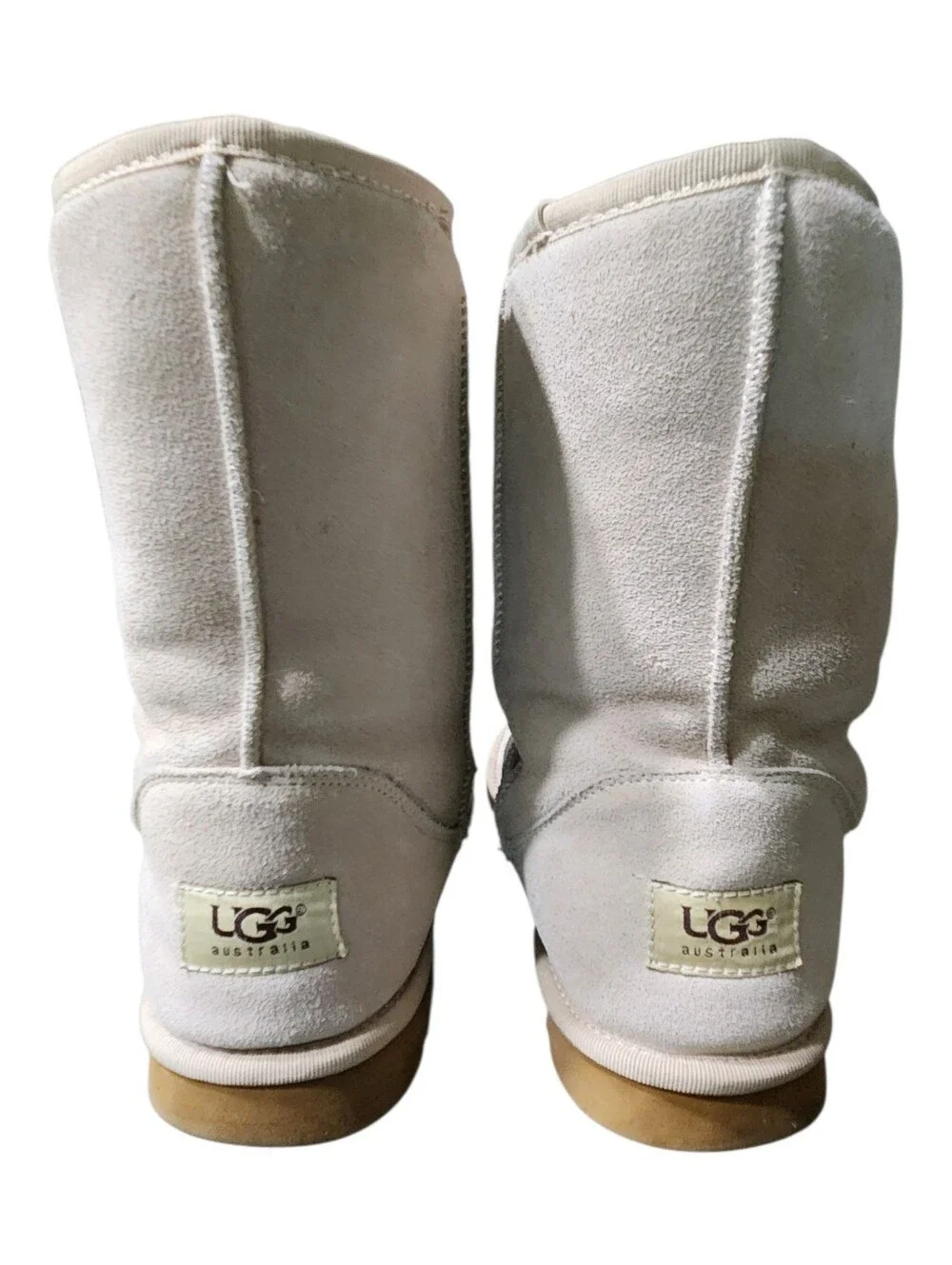 Vintage UGG Australia Classic Tall Suede Shearling Boots Size 10 (Style 5825)